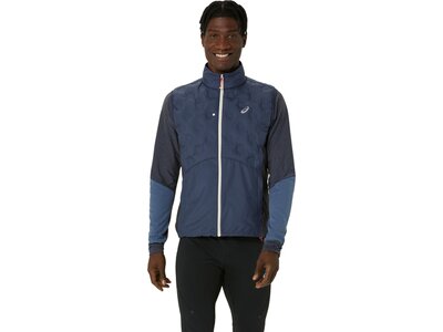 ASICS Herren Weste ROAD WINTER GILET Blau