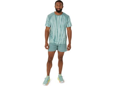 ASICS Herren T-Shirt ROAD ALL OVER PRINT SS TOP Grau