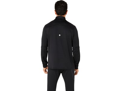 ASICS Herren T-Shirt ROAD WINTER 1/2 ZIP MID LAYER Schwarz
