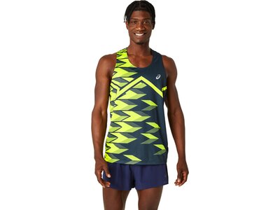 ASICS Herren T-Shirt LIGHT GRAPHIC SINGLET Grau