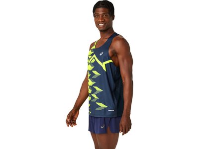 ASICS Herren T-Shirt LIGHT GRAPHIC SINGLET Grau
