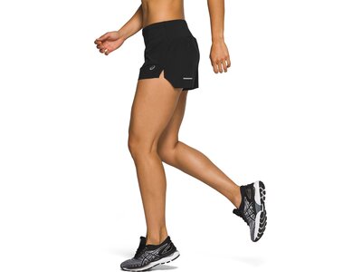 ASICS Damen Shorts ROAD 3.5IN SHORT Schwarz