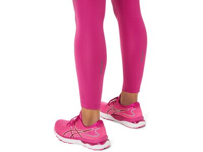 ASICS Damen Tights ROAD BALANCE TIGHT Rot