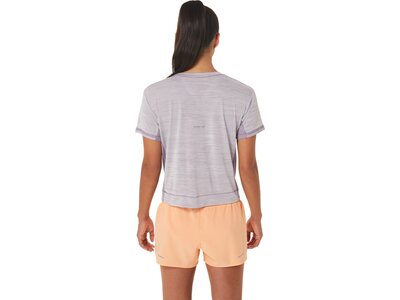 ASICS Damen T-Shirt RACE CROP TOP Pink