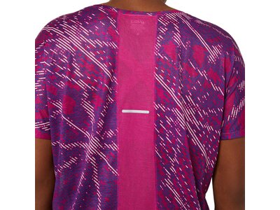 ASICS Damen T-Shirt SAKURA AOP SS TOP Lila