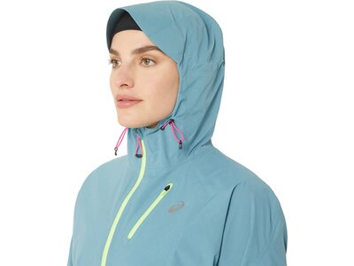 ASICS Damen Jacke FUJITRAIL™ WATERPROOF JACKET Grau