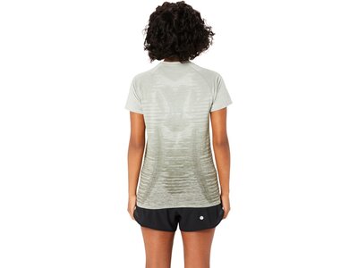 ASICS Damen T-Shirt SEAMLESS SS TOP Silber