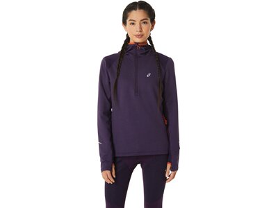 ASICS Damen T-Shirt WINTER RUN LS HOODIE Schwarz