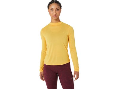 ASICS Damen T-Shirt RUNKOYO MOCK NECK LS TOP Braun