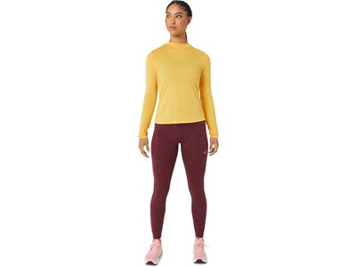 ASICS Damen T-Shirt RUNKOYO MOCK NECK LS TOP Braun