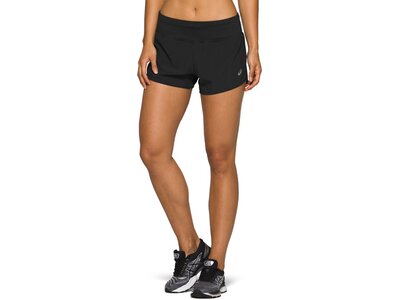 ASICS Damen Shorts ROAD 3.5IN SHORT Braun