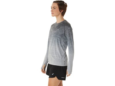 ASICS Damen T-Shirt SEAMLESS LS TOP Grau