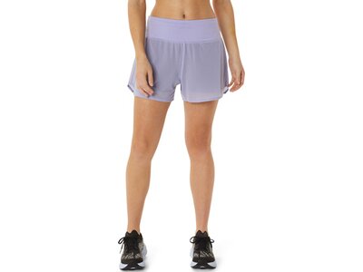 ASICS Damen Shorts VENTILATE 2-N-1 3.5IN SHORT Silber