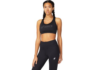 ASICS Damen BH CORE LOGO BRA Schwarz