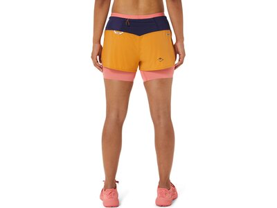 ASICS Damen Shorts FUJITRAIL™ 2-N-1 SHORT Braun