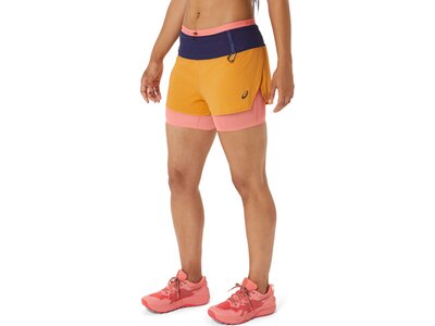 ASICS Damen Shorts FUJITRAIL™ 2-N-1 SHORT Braun