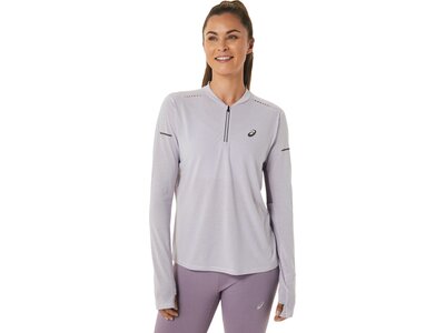 ASICS Damen T-Shirt METARUN™ 1/2 ZIP LS TOP Lila