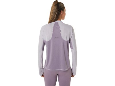 ASICS Damen T-Shirt METARUN™ 1/2 ZIP LS TOP Lila