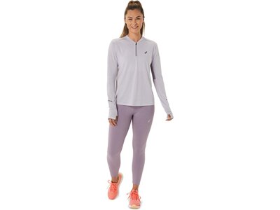 ASICS Damen T-Shirt METARUN™ 1/2 ZIP LS TOP Lila