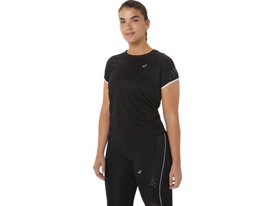 ASICS Damen T-Shirt ICON SS TOP Schwarz