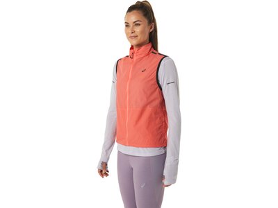 ASICS Damen Weste METARUN™ PACKABLE VEST Orange