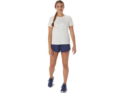 ASICS Damen T-Shirt NAGINO™ GRAPHIC RUN SS TOP Grau