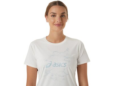 ASICS Damen T-Shirt NAGINO™ GRAPHIC RUN SS TOP Grau