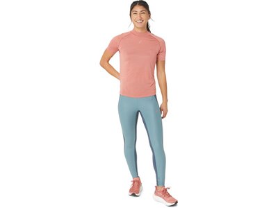 ASICS Damen T-Shirt NAGINO RUN SS TOP Braun