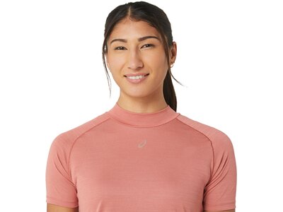 ASICS Damen T-Shirt NAGINO RUN SS TOP Braun