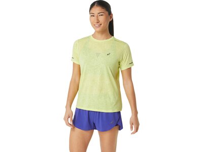 ASICS Damen T-Shirt METARUN PATTERN SS TOP Braun