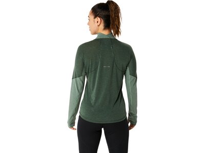 ASICS Damen T-Shirt METARUN MOCK NECK LS TOP Grau