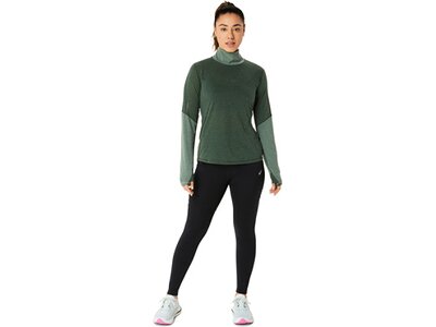 ASICS Damen T-Shirt METARUN MOCK NECK LS TOP Grau