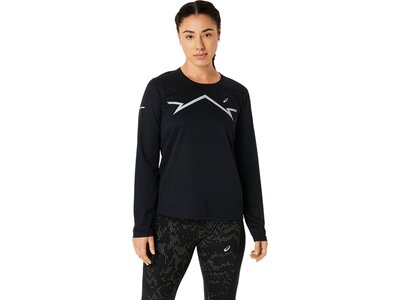 ASICS Damen T-Shirt LITE-SHOW LS TOP Schwarz