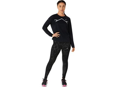 ASICS Damen T-Shirt LITE-SHOW LS TOP Schwarz