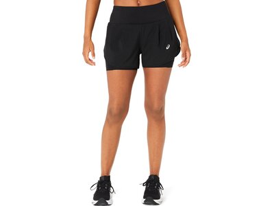 ASICS Damen Shorts ROAD 2-N-1 3.5IN SHORT Schwarz