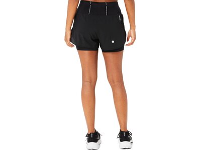 ASICS Damen Shorts ROAD 2-N-1 3.5IN SHORT Schwarz