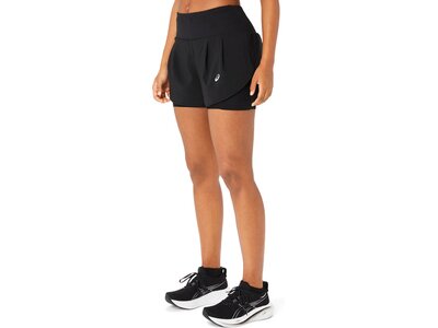 ASICS Damen Shorts ROAD 2-N-1 3.5IN SHORT Schwarz