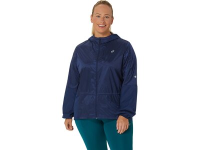 ASICS Damen Jacke PACKABLE RUN JACKET Blau