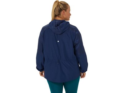 ASICS Damen Jacke PACKABLE RUN JACKET Blau