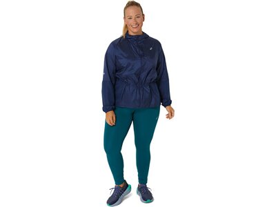 ASICS Damen Jacke PACKABLE RUN JACKET Blau