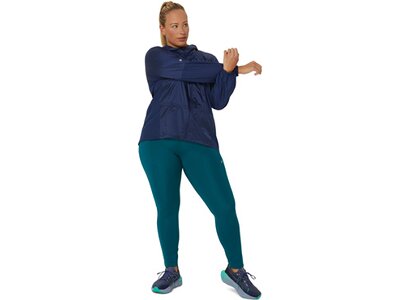 ASICS Damen Jacke PACKABLE RUN JACKET Blau