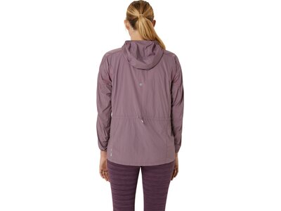 ASICS Damen Jacke ROAD PACKABLE JACKET Lila