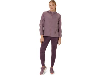 ASICS Damen Jacke ROAD PACKABLE JACKET Lila