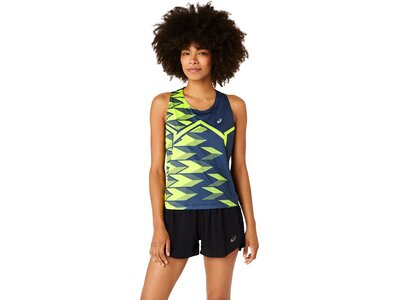 ASICS Damen T-Shirt LIGHT GRAPHIC TANK Braun