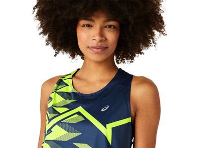 ASICS Damen T-Shirt LIGHT GRAPHIC TANK Braun