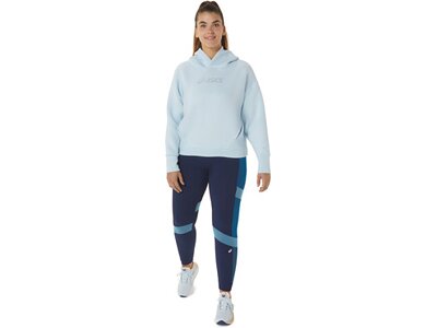 ASICS Damen Shirt NAGINO HOODIE Blau