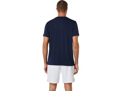 ASICS Herren Shirt MEN COURT TENNIS GRAPHIC TEE Schwarz