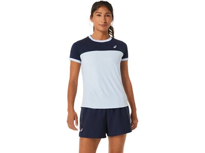 ASICS Damen Shirt WOMEN COURT SS TOP Grau