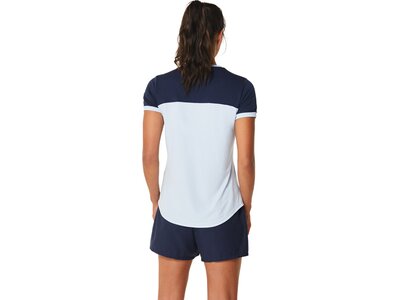 ASICS Damen Shirt WOMEN COURT SS TOP Grau