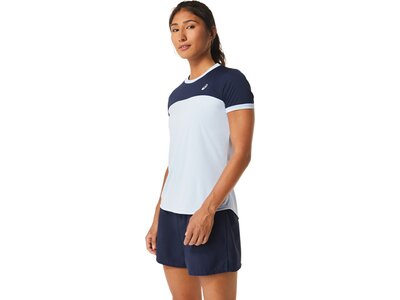 ASICS Damen Shirt WOMEN COURT SS TOP Grau